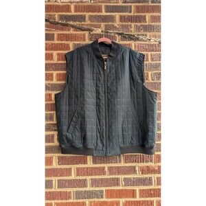 VTG Bobby Jones Collection Water Resistant Silk Dark Blue Golf Vest-Men's XXL